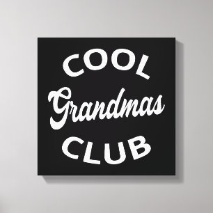 Cool Grandmas Club I Canvas Print