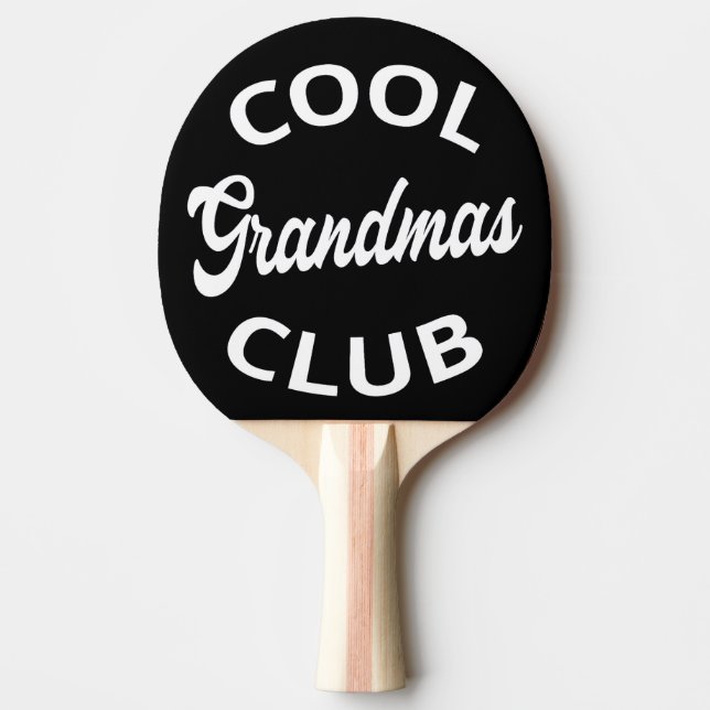 Cool Grandmas Club I Ping Pong Paddle (Front)