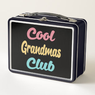 Cool Grandmas Club II Metal Lunch Box