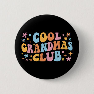 Cool Grandmas Club III 6 Cm Round Badge