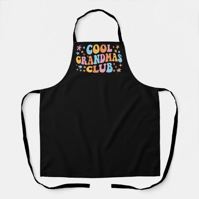 Cool Grandmas Club III Apron (Front)