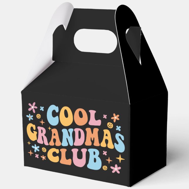 Cool Grandmas Club III Favour Box (Front)
