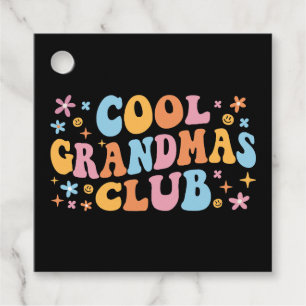 Cool Grandmas Club III Favour Tags