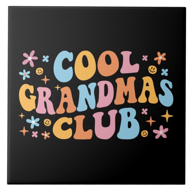 Cool Grandmas Club III Tile (Front)
