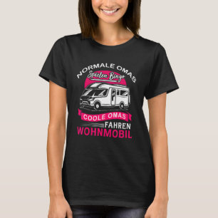 Cool Grandma's Driving Motorhome Camping & Camper T-Shirt
