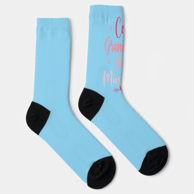 Cool Grandmas Have Muscles Socks (Right)