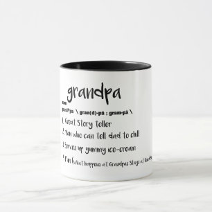 cool grandpa fathers day christmas funny mug