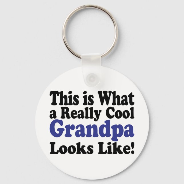Cool Grandpa Key Ring (Front)