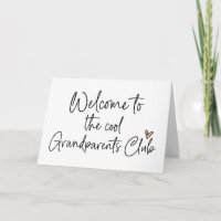 Cool Grandparents Club Baby Pregnancy Announcement