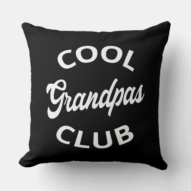 Cool Grandpas Club I Cushion (Front)