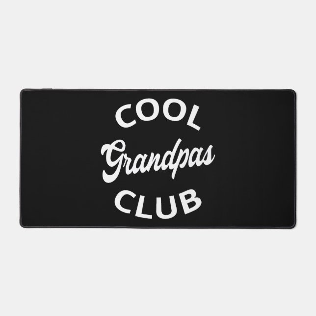 Cool Grandpas Club I Desk Mat (Front)