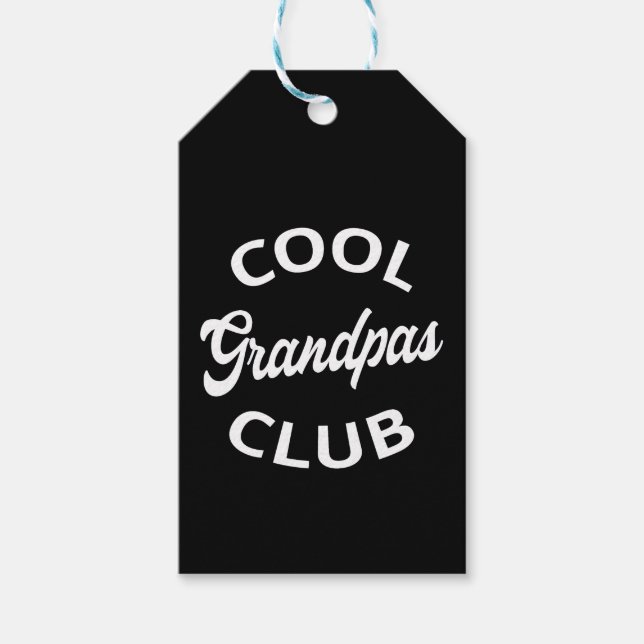 Cool Grandpas Club I Gift Tags (Front)