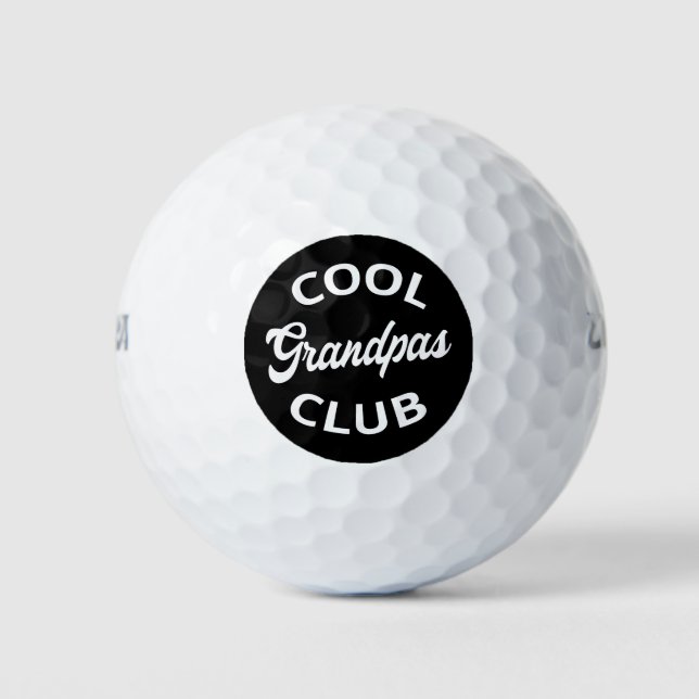 Cool Grandpas Club I Golf Balls (Front)