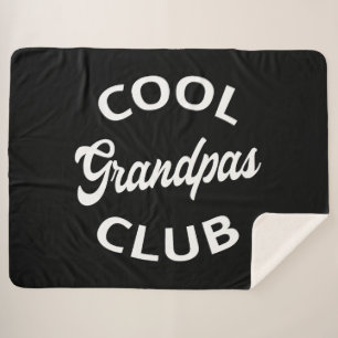 Cool Grandpas Club I Sherpa Blanket