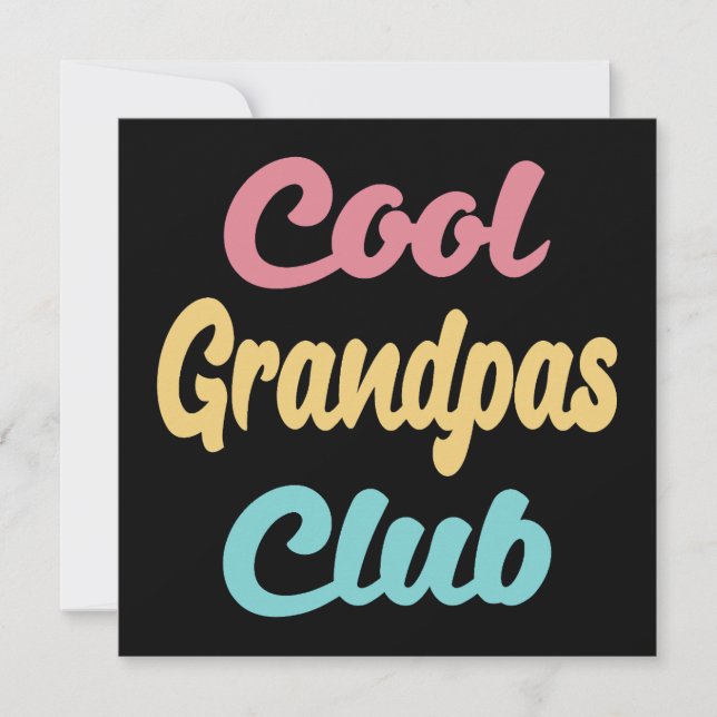 Cool Grandpas Club II Card (Front)