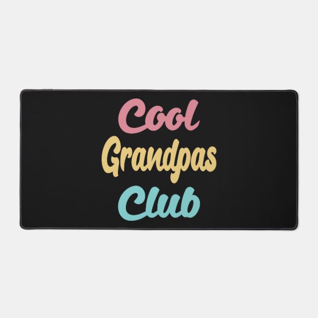 Cool Grandpas Club II Desk Mat (Front)