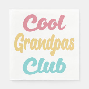 Cool Grandpas Club II Napkin