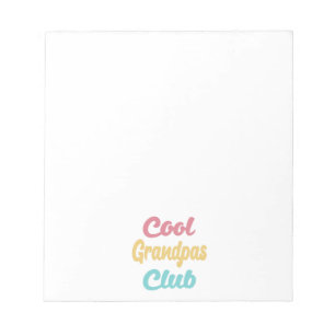Cool Grandpas Club II Notepad