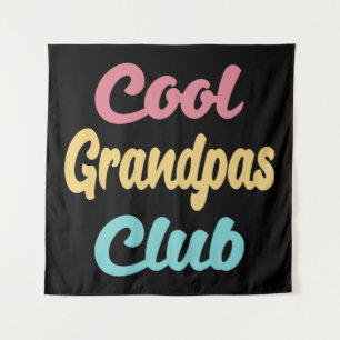 Cool Grandpas Club II Tapestry