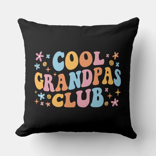 Cool Grandpas Club III Cushion (Front)