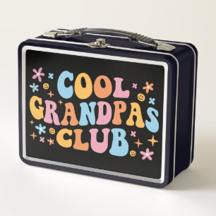 Cool Grandpas Club III Metal Lunch Box