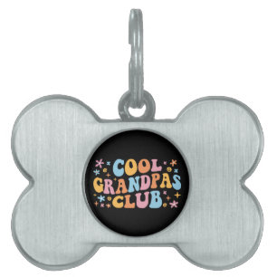 Cool Grandpas Club III Pet ID Tag