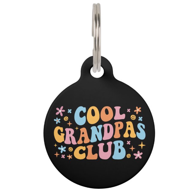 Cool Grandpas Club III Pet Tag (Front)