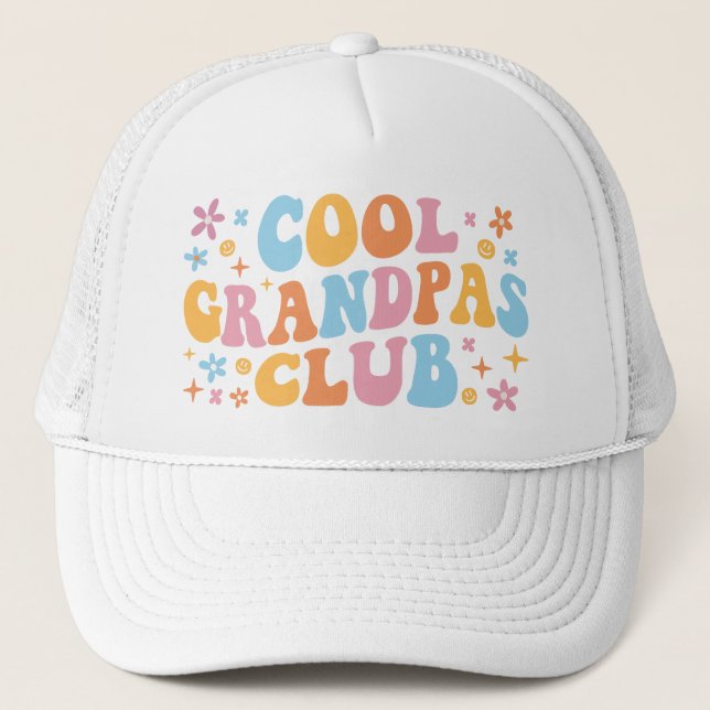 Cool Grandpas Club III Trucker Hat (Front)