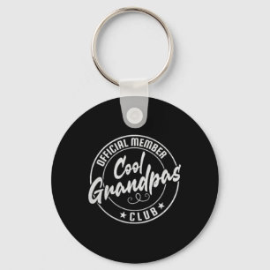 Cool Grandpas Club Official Member Vintage  Key Ring