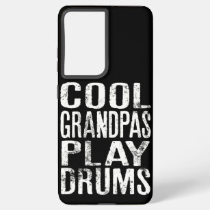 Cool Grandpas Play Drums Funny Gift For Drummer Samsung Galaxy Case