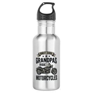 Cool Grandpas Ride Motorcycles Vintage Biker Shirt 532 Ml Water Bottle