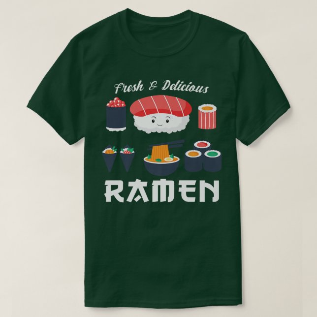 Cool Graphic Design Tshirt Fresh And Delicious Ram (Design Front)