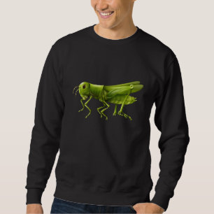 Cool Grasshopper Nature Entomology Insect Sweatshirt