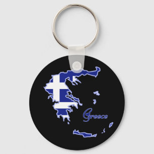 Cool Greece Key Ring