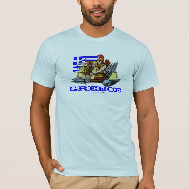 Cool Greece t-shirt design (Front)