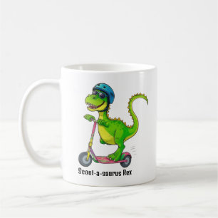 Cool Green Dinosaur Coffee Mug