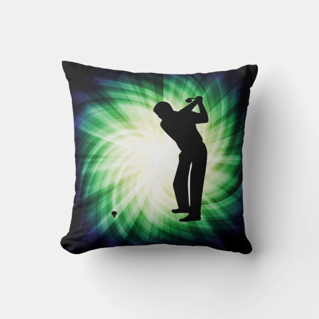 Cool Green Golf Cushion (Front)