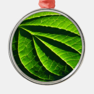 Cool green leaf metal tree decoration