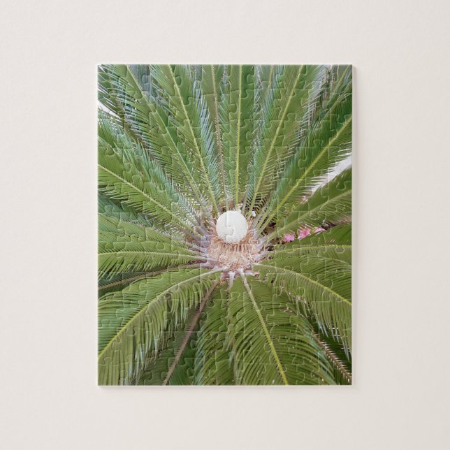 Cool Green Palm Jigsaw Puzzle (Vertical)