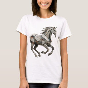 Cool Grey ABSTRACT ART Graphic Design T-Shirt