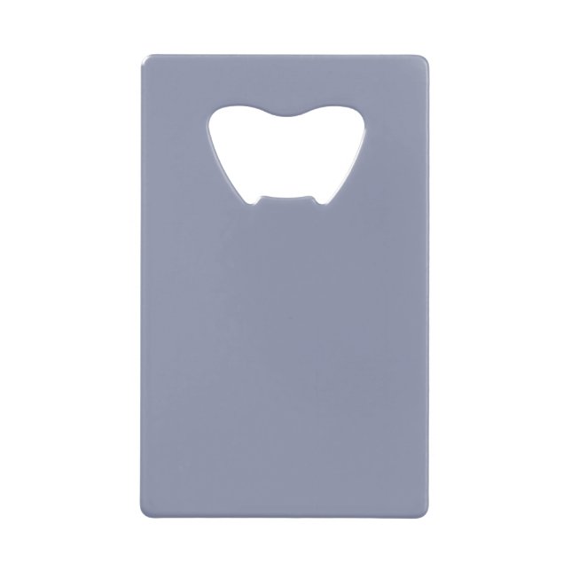 Cool Grey Credit Card Bottle Opener (Front)