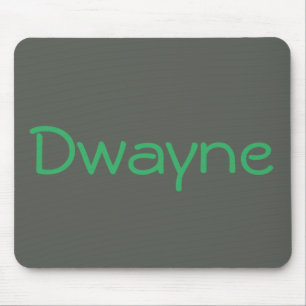 Cool Grey Green Monogrammed Personalised Mouse Pad
