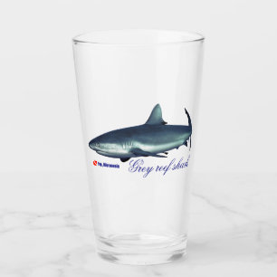 Cool Grey reef shark Glass
