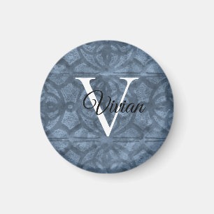 Cool Grey Watercolor Magnet