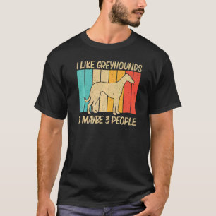 Cool Greyhound For Men Women Sighthound Pet Dog Br T-Shirt