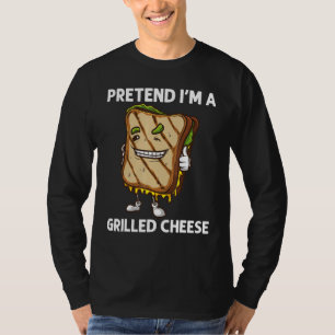 Cool Grilled Cheese Art For Men Women Sandwich Bre T-Shirt