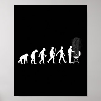 Cool Grilling For Men Women Bbq Grill Byrbeque Mea Poster