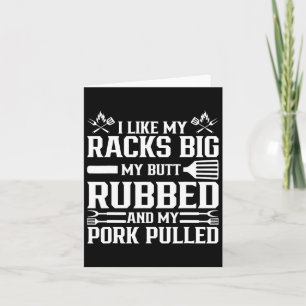 Cool Grilling Pork Rub Smoking Bbq Meat Smoker Card