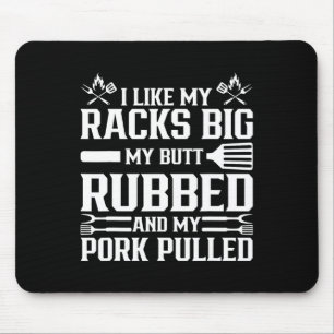 Cool Grilling Pork Rub Smoking Bbq Meat Smoker Mouse Pad