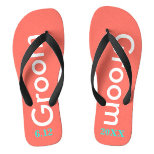 Cool Groom Coral Jandals